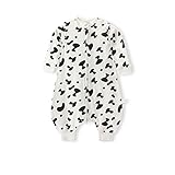 袖 取り外し可能 4シーズン赤ちゃん寝袋 、牛 M