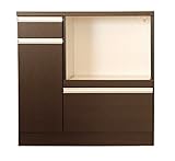 大川家具 東馬 カウンターレンジ スライス BR 90cm幅