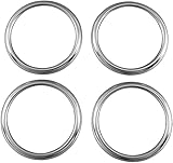 BRIGHTZ スーパー キャリイ DA16T ステンレスセンターホイールキャップリング 4PC サテンシルバー 【 SID－ETC－SMA－008 】 DA16 DA A16 16 キャリトラック キャリィトラック キャリートラック キャリィートラック