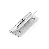 uxcell スプリングロードヒンジ ステンレス鋼材質 ドアヒンジ 50X20mm キャビネット