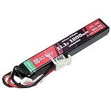 [DCI Guns] 11.1V 1,200mAh 25C-50C LiPo スティックバッテリー リポバッテリー タミヤ 互換 コネクター (1200)