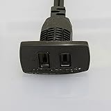 ノア 家具用コンセント（什器用） 1ヶ口コンセント 黒 VFFコード1.5m ワンタッチ式 丸穴タイプ 1500Wまで NC-1515黒