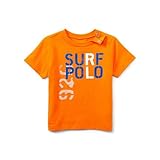 ポロラルフローレン POLOかすれプリント 半袖Tシャツ オレンジ (男の子12～24か月用) 24M [並行輸入品]