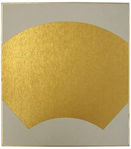 金潜　大扇 Amazon | 大色紙 外金潜紙 内奉書紙 扇面大 242×273mm 10枚