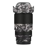 Mebont カメラアクセサリー ステッカー Sigma シグマ 16-300mm F3.5-6.7 DC OS ソニーマウント 標準ズームレンズに適合する保護装飾ステッカーで、耐擦傷性、耐摩耗性を備えたカメラスキン保護フィルム、迷彩(カモブラック)