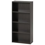 文庫本ラック/カラーボックス 【同色2個組 ダークブラウン】 幅41.8cm×奥行18.5cm×高さ89cm