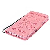 iPhone 7 Plus ケース UNEXTATI 手帳型ケース 液晶保護 カバー カード収納 ストラップ 付き Apple iPhone7 Plus 用 高品質 PUレザー ケース Case Co