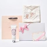 ジルスチュアート JILL STUART NEW リニューアル ギフト セット ハンドクリーム＆ハンカチ (ホワイト, 30ml)