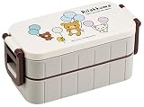 スケーター(Skater) 弁当箱 2段 600ml 女性用 抗菌 ランチボックス 日本製 リラックマ ふわっと風船 YZW3AG-A