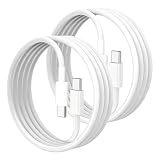 USB Type C to Type C ケーブル 1.5m 2本セット Popolier【PD対応 65W/3A急速充電 】 タイプc 急速充電 ケーブルスマートフォン、タブレット、ノートパソコンのタイプｃ機種に対応【ビデオ出力非対応】