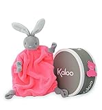 Kaloo - Plume Neon - Orange - Rabbit Security Blanket by Kaloo