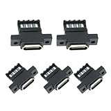 CY 5 ピース/セット DIY OEM タイプ C メスソケットコネクタ 6Pin PCBA ピンアウト垂直ネジマウントタイプ DC 5V/20V PD 電源