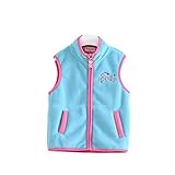(チェリーレッド) CherryRed キッズ 子供服 女の子 男の子 ベスト 袖なし ベビーベスト秋冬 可愛い 140 ブルー