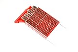 SE DHD1810 Grit 120 Diamond Coated HSS Drill Set with 1/8' Shank Diameter, 10 Piece [並行輸入品]