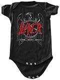 Kiditude unisex-baby Slayer Eagle Onesieボディスーツロンパース カラー: ブラック