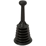 PlumbCraft Powerful Mini Home Plunger for All Drain Types, including showers, tubs, and sinks - Medi