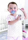 iTimesオーガニックコットン室内着　子供上下セット　ベビー部屋着服　肌着　可愛い花柄　室内着　寝間着　リラックス (80, ピンク)