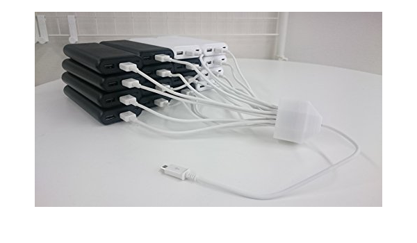 モバイルバッテリー並列接続ケーブル 電池玉 Anker Powercore 100 16本セット Scorer Usbケーブル 通販 Amazon