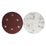 yasushoji マジックペーパー ダブルアクション サンダー 125mm 6穴 #1000 100枚 セット お得 (#1000)
