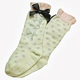 【ｃｏｃｏｂａｍｂｉ】ハイソックス　ピンク　9-15cm