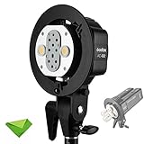 Godox AD-B2 フラッシュブラケット AD200 AD200Pro 用デュアルパワーツインヘッドボーエンズマウント 2 つの Godox AD200 AD200Pro ポケットフラッシュまたはフラッシュポイント eVOLV 200 スピードライトを取り付けて 400W 出力を実現