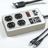 STYLED 電源タップ 延長コード USB充電 スチールタップ シルバー ACコンセント 4口 USB2ポート Type-A ×1 Type-C ×１ PD20W ｘ USB Type-CtoC ケーブル PD100W対応 2m セット