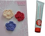 Girlie Glue ガーリーグルー ベビー ヘアアクセサリ  MANDY マンデイ Flower クロシェットフラワー Bセット(3pc) 0114