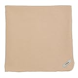 My Blankee Organic Cotton Jersey Knit Swaddle Baby Blanket, 47 X 47, Latte