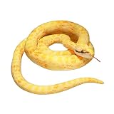 へび ヘビのおもちゃ ぬいぐるみ 200cm 大きなヘビぬいぐるみ ふわふわクッション 可愛い動物 柔らかい触り心地 イエロー