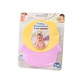 NEINEI　赤ちゃん 子供 シャワーキャップ ソフト 帽子 防水 シャンプー 保護 洗浄髪 ハット 防水　かわいいシャンプーハット　耳のシールド付き (パープル)