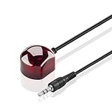 TNP IR Receiver Cable (50FT) - External 38-56kHz Infrared Receiver Extender Sensor Cable 3.5mm Jack 