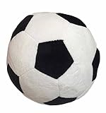 pcb サッカー ボール 型 ぬいぐるみ クッション 子供 人気 ソフト 柔らかい こども 知育 かわいい おもちゃ (20cm 白 黒)