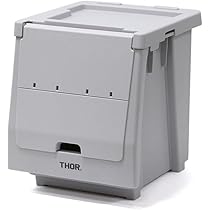 Amazon｜THOR STACKING SHELF CONTAINER 50L フルセット ライトグレー