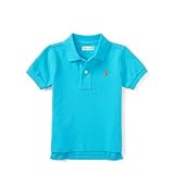 ポロラルフローレン ポニー付 コットンメッシュ半袖ポロシャツ ライトブルー (男の子12～24か月用) 24M [並行輸入品]
