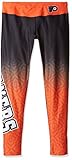 KLEW NHL Philadelphia Flyersレディースグラデーションプリントレギンス、ブラック、Xラージ