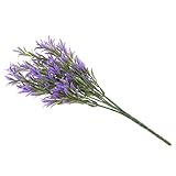 Flameer 観賞植物　インテリア　装飾　生き生き　ホーム　オフィス　造花　紫　美しい　