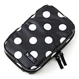 お出かけラクラクお食事セットポーチ　polka dot large（black）　B2404900　日本製