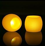 Flameless Candles Homemory Bright Electric Candles Ivory Real Wax Decoration Parties Events Festival