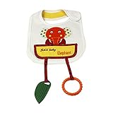 Lovoski かわいい　動物柄　コットン　赤ちゃん　摂食　ビブ　よだれかけ　唾液タオル　エプロン　快適　ポケットのデザイン　全22パターン - ＃15