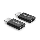 【2個セット】Anker USB-C & Micro USB アダプタ (Micro USB → USB-C変換アダプタ / 56Kレジスタ使用 / Quick Charge対応) 新しいMacBook、ChromeBook Pixel、Nex...