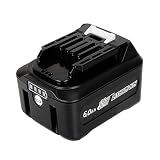 SHINGA マキタ互換 バッテリー BL1060 BL1060B BL1015 6000mAh Max CXT マキタ 対応 10.8V/12V 6.0 Ah リチウムイオン（Li-ion） 充電池