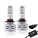 NOVSIGHT HB3/HB4一体型LEDヘッドライト車検対応 60w(30wx2) 100...