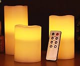 癒しの光 led キャンドルライト  インテリア　 3個 セット リモコン 付き  オレンジ ( キャンドル ライト   アンティーク  雑貨 夏　最高　笑顔　癒し ) M007