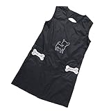 Baoblaze XL　ポケット付き　ペット　グルーマー　エプロン　防水　通気性　快適　ブラック