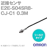 オムロン(OMRON) E2E-S04SR8-CJ-C1 0.3M 近接センサ シールドタイプ 0.3m ( M4・検出距離0.8mm) (直流3線式) ( PVC(耐油)) ( NPN出力) NN