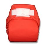 TushMate One-Fits-All Cloth Diaper, Hook & Loop, One-Size (Orange) by TushMate