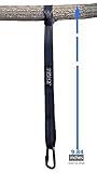 Ifreeツリースイングストラップ吊り下げキット、9.84 Ftスイングストラップセットwithカラビナフック+回転、頑丈1200ポンド負荷容量 – -ブラック