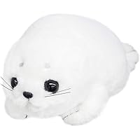 三英貿易(Sanei Boeki) オリジナル ぬいぐるみ moffly(もふりー)アニマル アザラシ W13×D27×H12cm