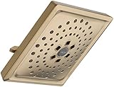Delta Faucet 52684-CZ Universal Showering Components 3 Setting H2OKinetic Square Raincan, Champagne 