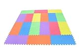 We Love Crawling Baby Playmat 9/16 Extra Thick 12x12, 36-count by We Love Crawling